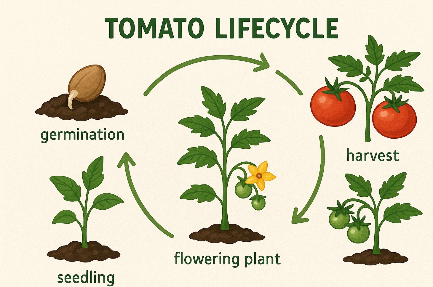 Tomato Growth Lifecycle